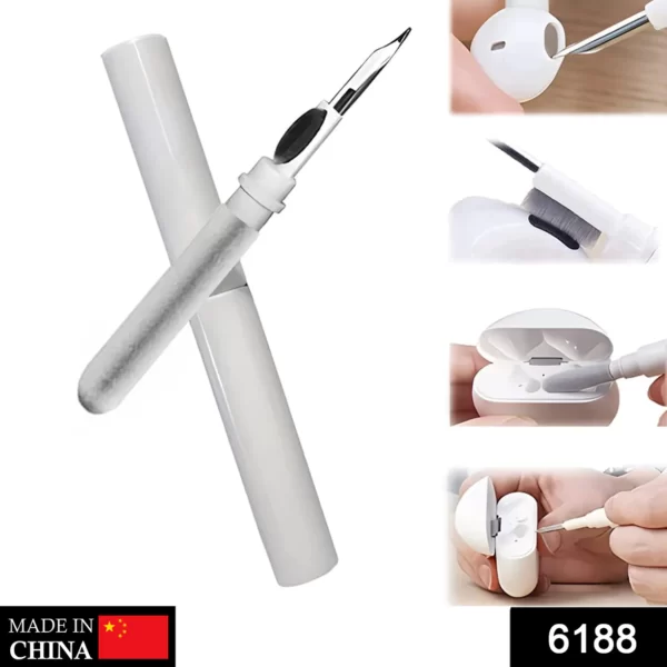 3 IN 1 EARBUDS CLEANING PEN FOR CLEANING OF EAR BUDS AND EAR PHONES EASILY WITHOUT HAVING ANY DAMAGE